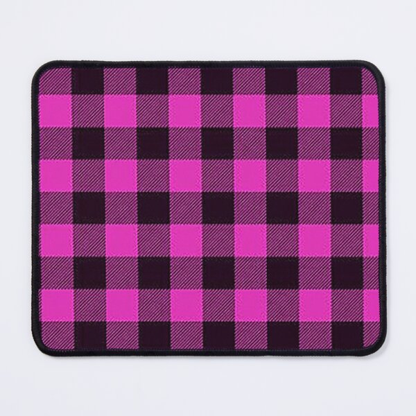 Item preview, Buffalo Plaid, Pink Black Woven Plaid, Lumberjack plaid, flannel plaid, pink black check pattern designed and sold by Nostrathomas66.