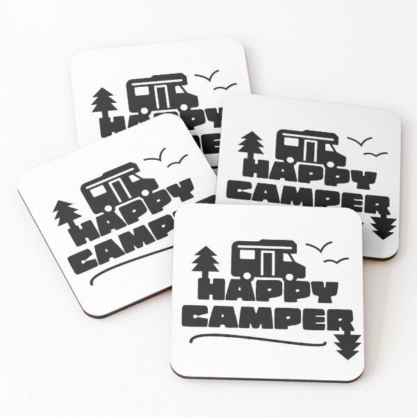 Item preview, CAMPER LIFE - HAPPY CAMPER - CAMPER - TRAVELLERS designed and sold by Tropical Blood.