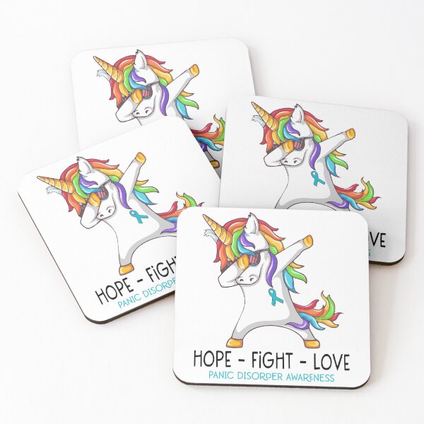 Item preview, Hope Fight Love Panic Disorder Awareness designed and sold by Brad-FI.