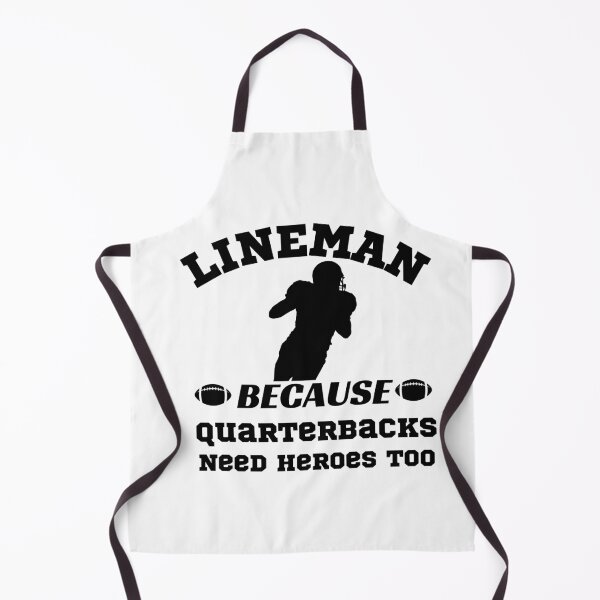 Item preview, Lineman Because Quarterbacks Need Heroes Too designed and sold by WordArtDesign.