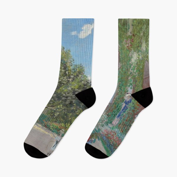Item preview, The Artist's House at Argenteuil (1873) by Claude Monet designed and sold by Ben2128.