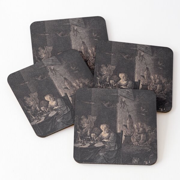 Item preview, Preparation For The Witches Sabbath Engraving By J Aliame Wellcome designed and sold by JDesigningMO.