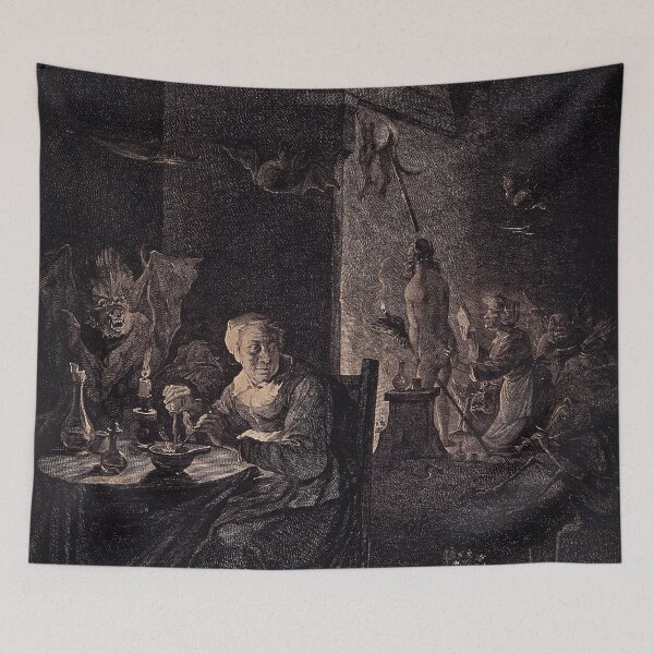 Item preview, Preparation For The Witches Sabbath Engraving By J Aliame Wellcome designed and sold by JDesigningMO.