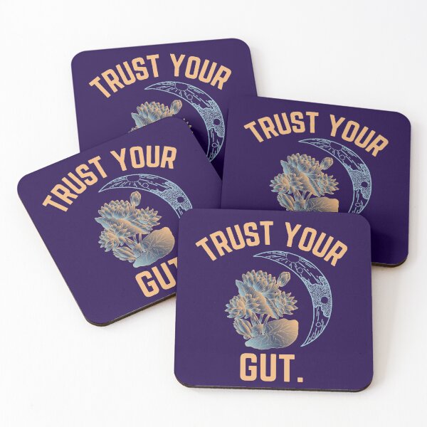 Item preview, Trust your gut always- inspirational quote tattoo moon lotus tarot font design designed and sold by theslowdown.