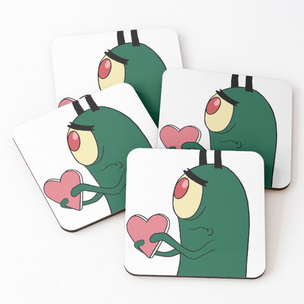 Item preview, sad plankton heart love meme designed and sold by sparkytheslug.
