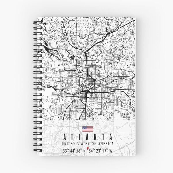 Item preview, Atlanta Map USA designed and sold by hatimelhag.
