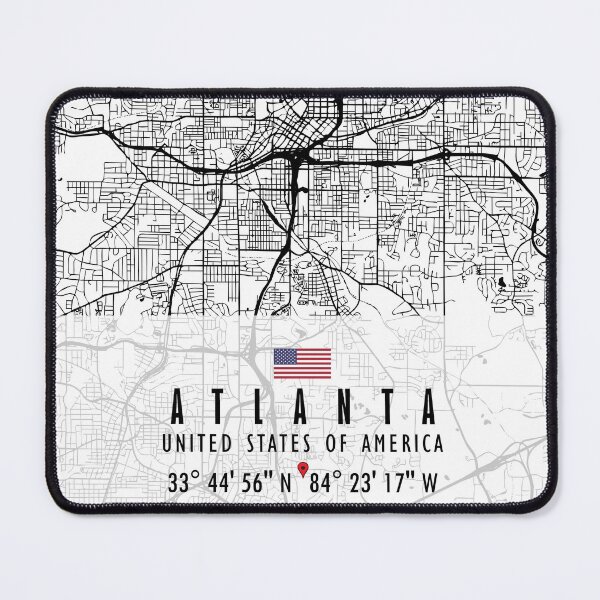 Item preview, Atlanta Map USA designed and sold by hatimelhag.