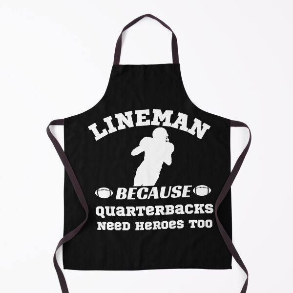 Item preview, Lineman Because Quarterbacks Need Heroes Too designed and sold by WordArtDesign.