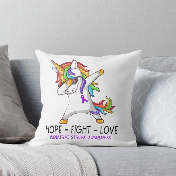 Item preview, Hope Fight Love Pediatric Stroke Awareness designed and sold by Brad-FI.