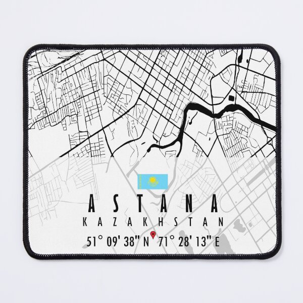 Item preview, Astana Map Kazakhstan designed and sold by hatimelhag.