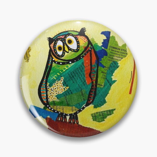 Item preview, Owl Flirting with the World designed and sold by ellanoeart.