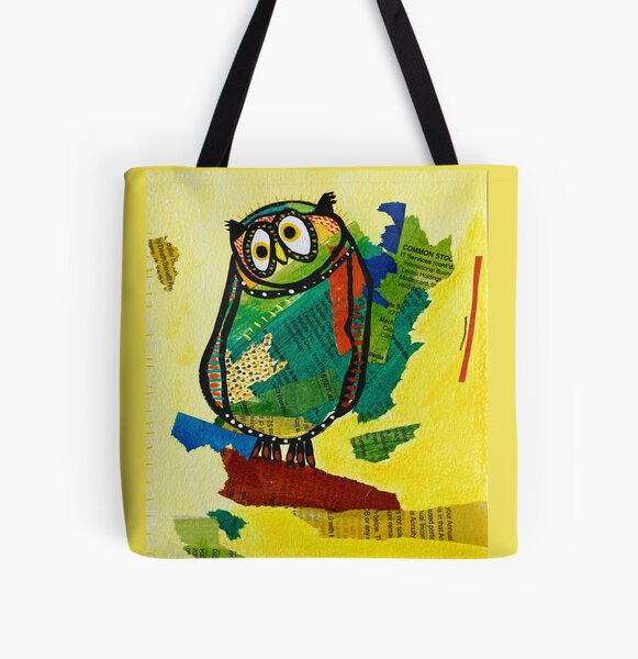 Item preview, Owl Flirting with the World designed and sold by ellanoeart.