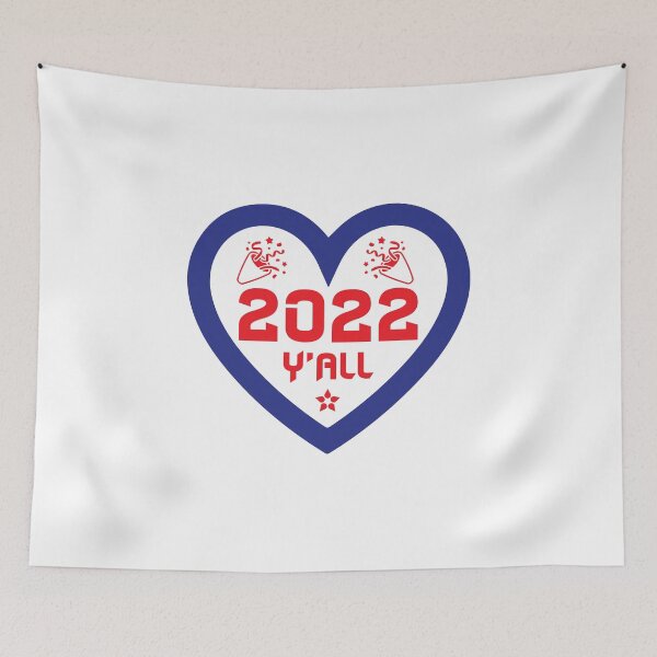 Item preview, Happy New Year- 2022 y'all designed and sold by lilzoo.