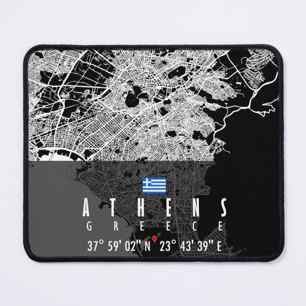 Item preview, Athens Map Greece designed and sold by hatimelhag.