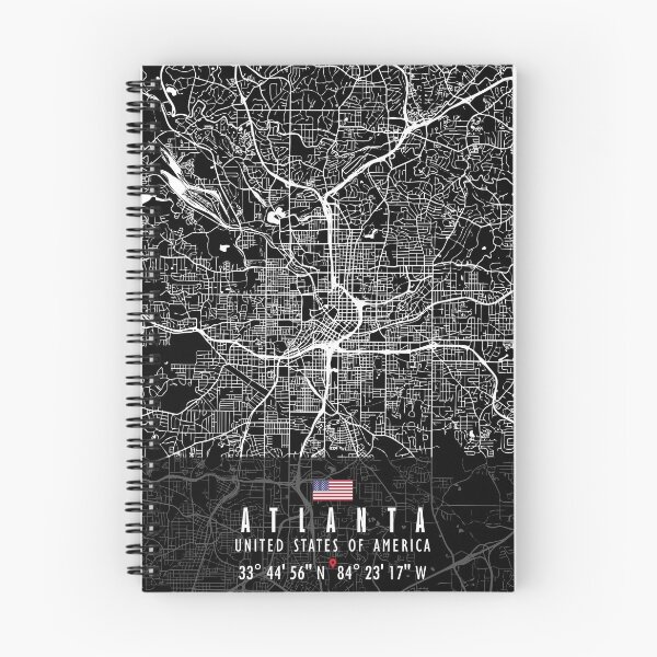 Item preview, Atlanta Map USA designed and sold by hatimelhag.