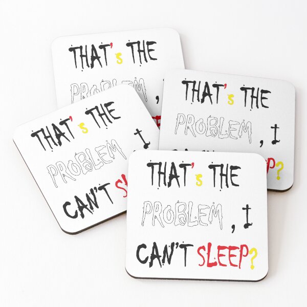 Item preview,  Problem, I can't sleep design  designed and sold by NAIMe-stor10.