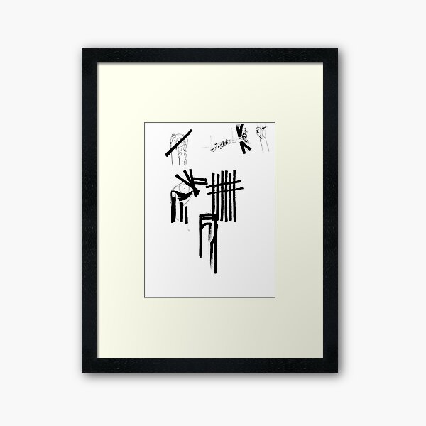 Death, Despair and Destitution Framed Art Print