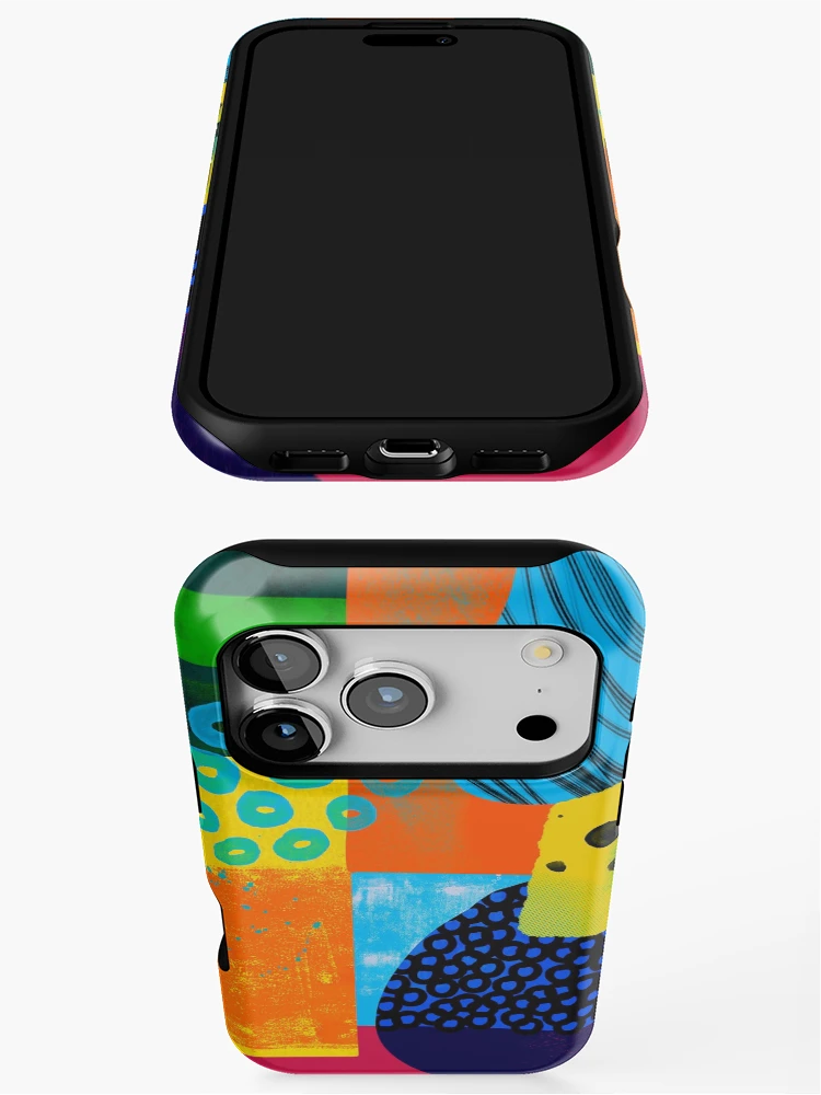 Thumbnail 3 of 4, iPhone Case, Abstract Sharp Pattern designed and sold by PattenMonster.