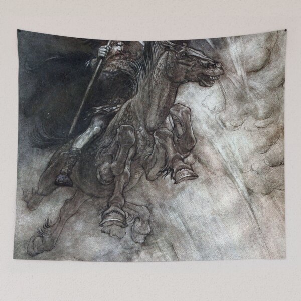 Item preview, Rhinegold And The Valkyries Frontis By Arthur Rackham designed and sold by JDesigningMO.