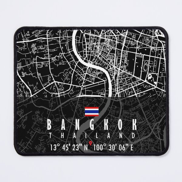 Item preview, Bangkok Map Thailand designed and sold by hatimelhag.