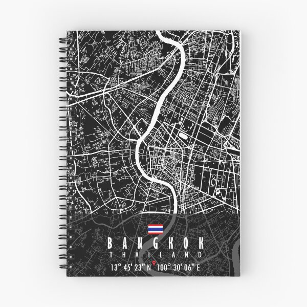 Item preview, Bangkok Map Thailand designed and sold by hatimelhag.