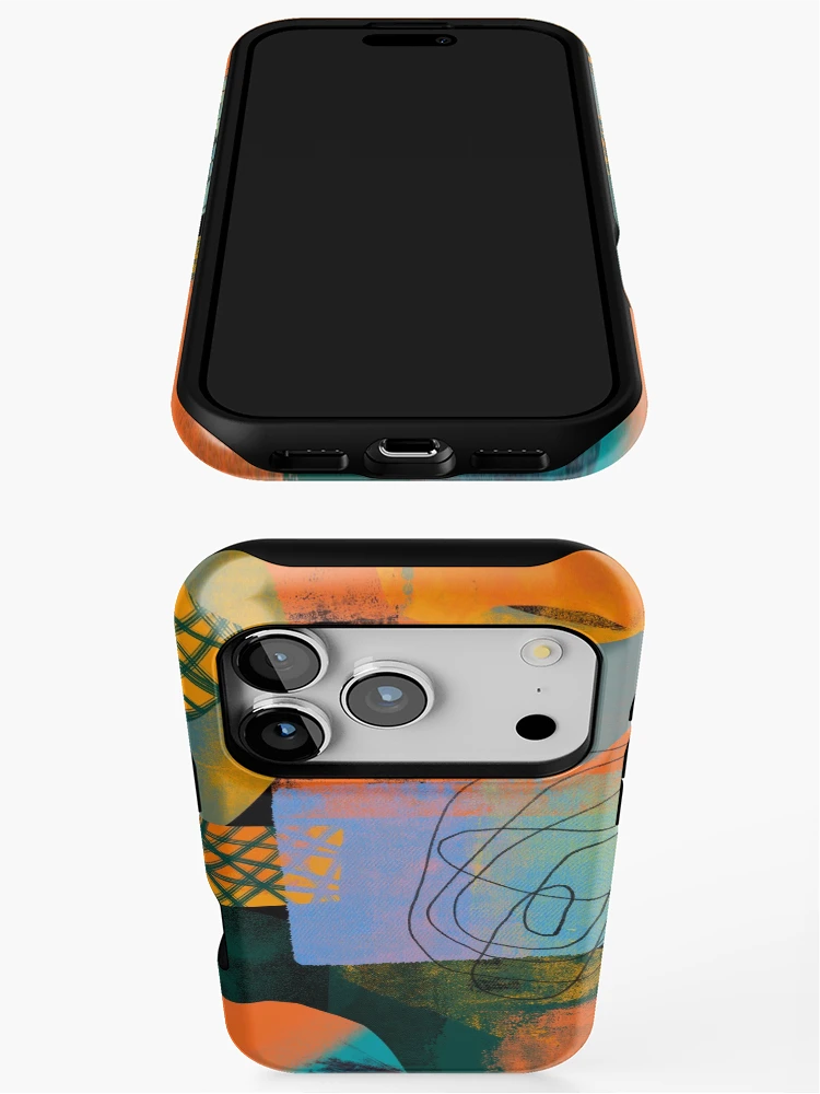 Thumbnail 3 of 4, iPhone Case, Abstract Sharp Pattern designed and sold by PattenMonster.