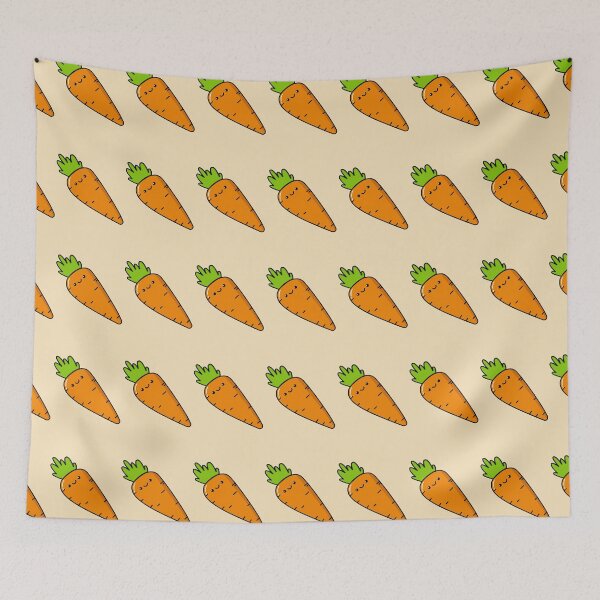 Item preview, Kawaii Carrot Cute Pattern designed and sold by PlanetPattern.
