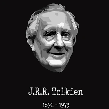 Artwork thumbnail, J.R.R. Tolkien by Ann McClellan