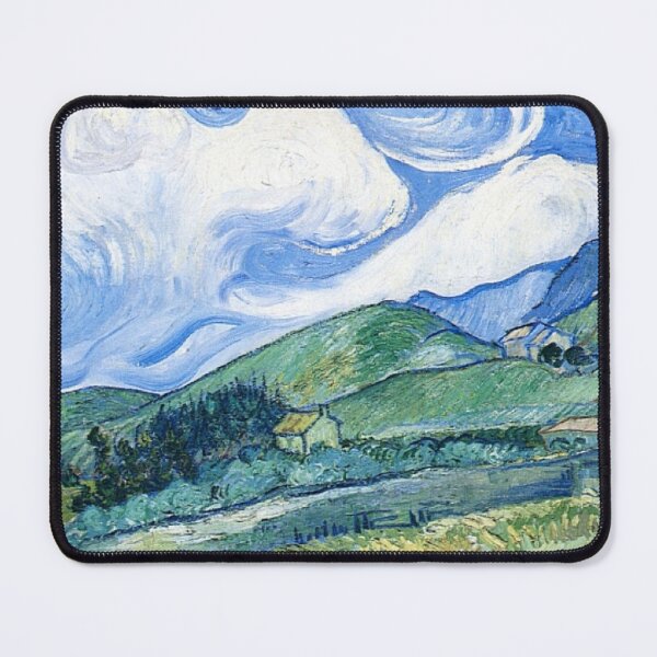 Item preview, Van Gogh - Landscape from Saint Remy designed and sold by hardscuffle.