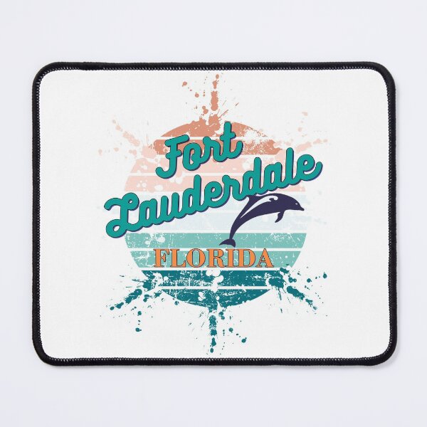 Item preview, Fort Lauderdale Florida Exploding Watercolor Retro Sunset designed and sold by adriana-holmes.