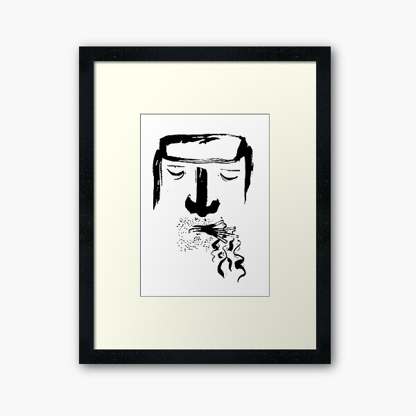 Smoker Framed Art Print