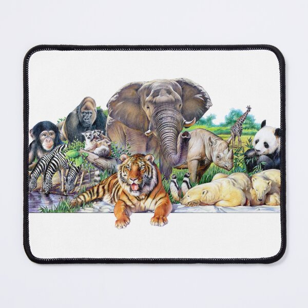 Item preview, Wildlife Collage designed and sold by Salmoneggs.
