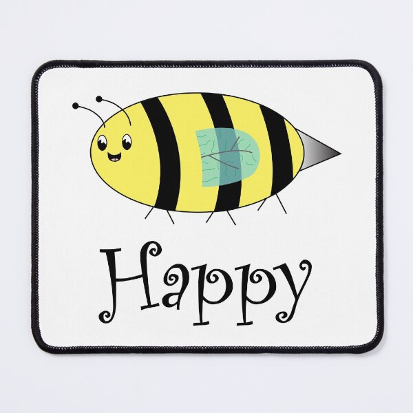 Item preview, Bee Happy, Cute Happy Bee designed and sold by JRice66.