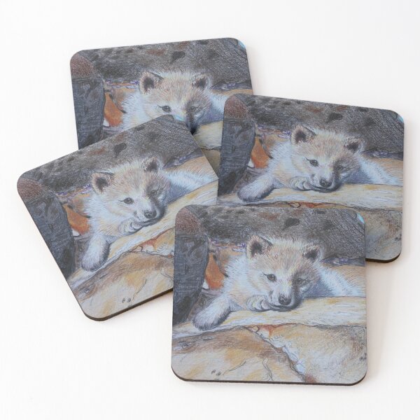 Item preview, Wolf Cub Guarding His Den designed and sold by Kashmere1646.