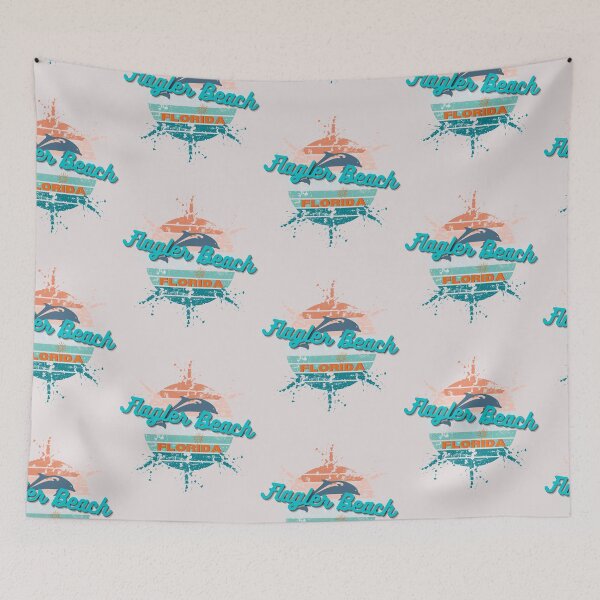Item preview, Flagler Beach Florida Exploding Distressed Retro Sunset designed and sold by adriana-holmes.