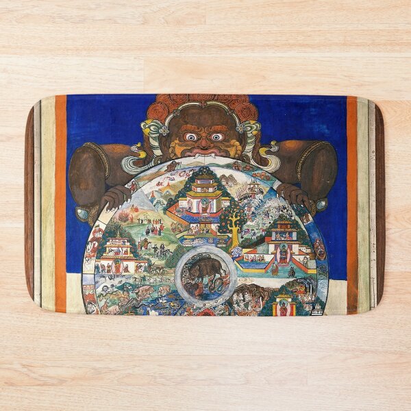 Item preview, Yama The Lord Of Death Holding The Wheel Of Life designed and sold by JDesigningMO.