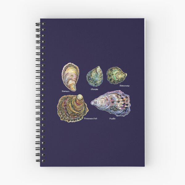 Item preview, Oyster Types Watercolor designed and sold by Zaira Dzhaubaeva.