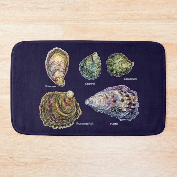 Item preview, Oyster Types Watercolor designed and sold by Zaira Dzhaubaeva.