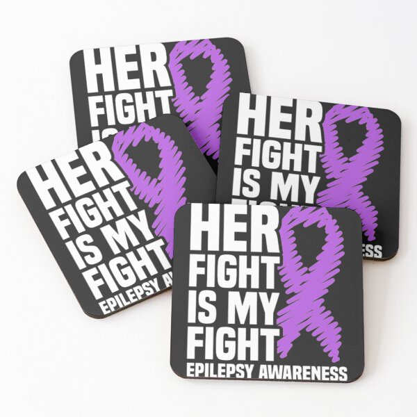 Item preview, Her Fight Is My Fight Epilepsy Awareness designed and sold by StarcyWol.