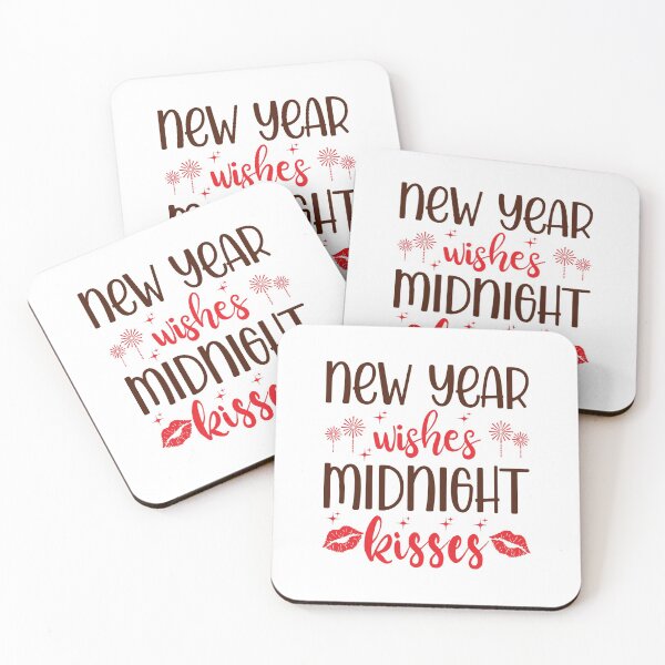 Item preview, Happy New Year 2022 - new year wishes midnight kisses designed and sold by lilzoo.