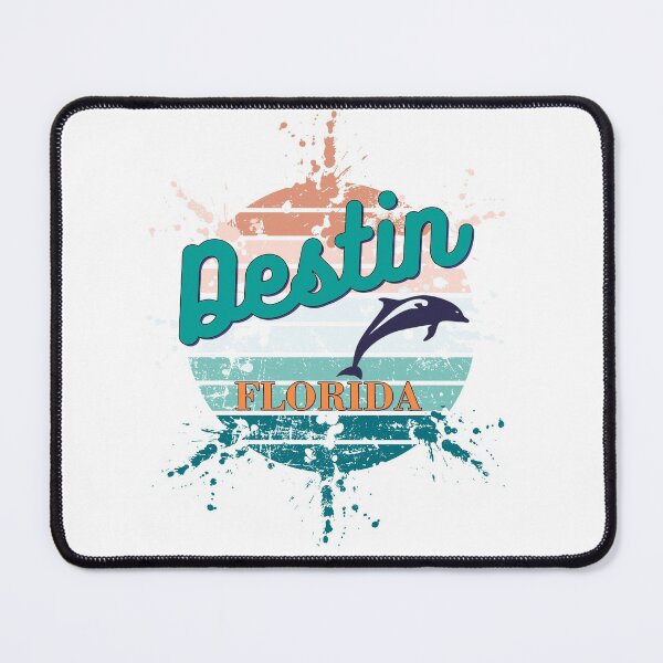 Item preview, Destin Florida Exploding Watercolor Retro Vintage Sunset designed and sold by adriana-holmes.