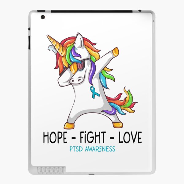 Hope Fight Love PTSD Awareness iPad Skin