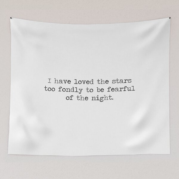 Item preview, Galielo Quote- I have loved the stars too fondly to be fearful of the night, Sarah Williams poem designed and sold by SummerSoulCo.