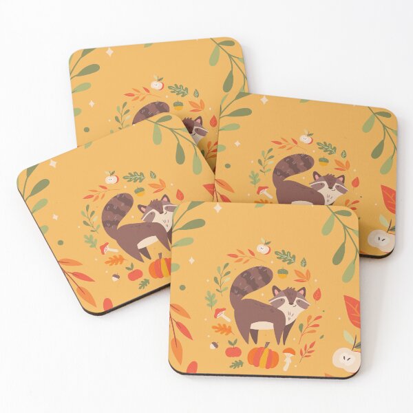 Item preview, autumn racoon designed and sold by hobbystore0-0.