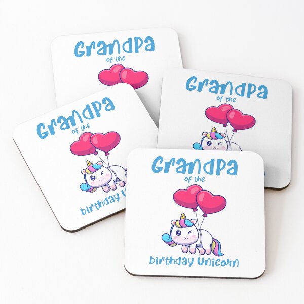 Item preview, GrandPa of the Birthday Unicorn designed and sold by Gaalaxyz.