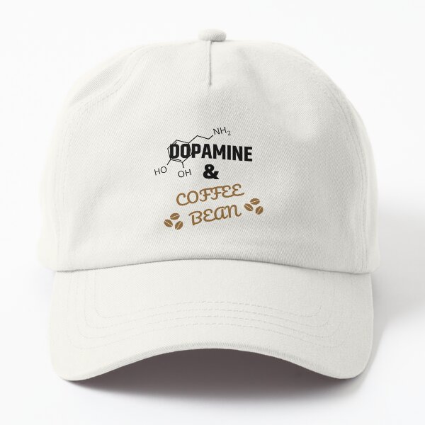 Aperçu de l'œuvre Dopamine et grain de café - Psychologie, neurosciences, esprit, cerveau, santé mentale, psychologue, psychiatre, caféine, latte créée et vendue par jadedscientist.