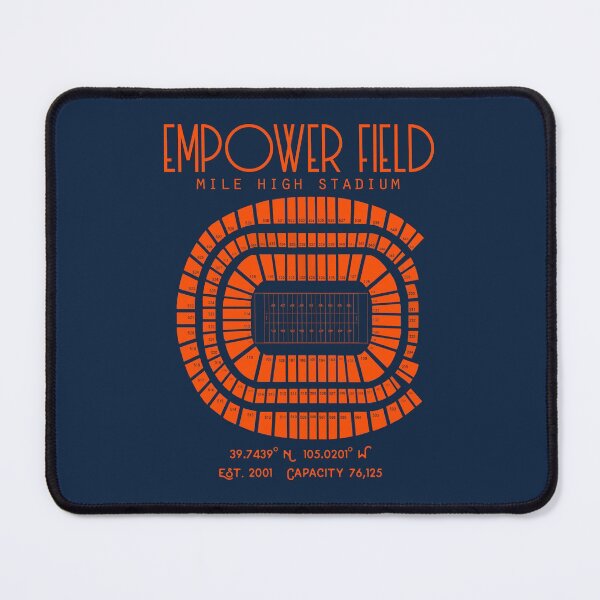 Item preview, Denver Broncos Empower Field Stadium Poster Print designed and sold by Birch Trail Boutique.