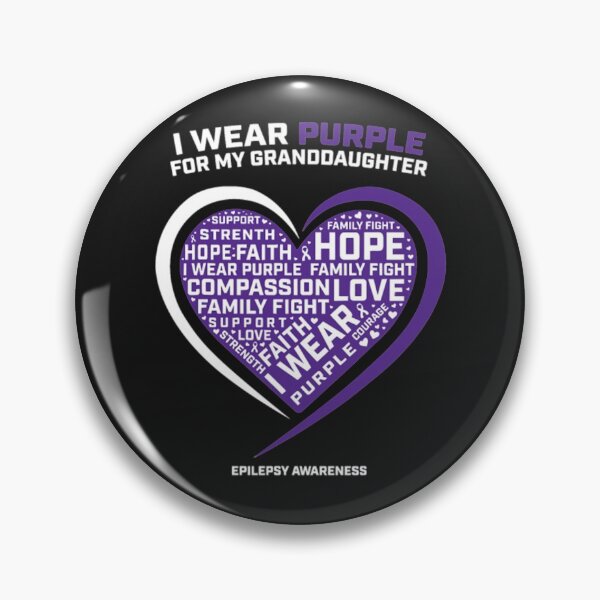 Item preview, Wear Purple Granddaughter Epilepsy Awareness designed and sold by StarcyWol.