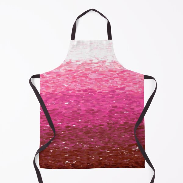 Item preview, Abstract red monochromatic ombre ocean painting designed and sold by Steph-draws.