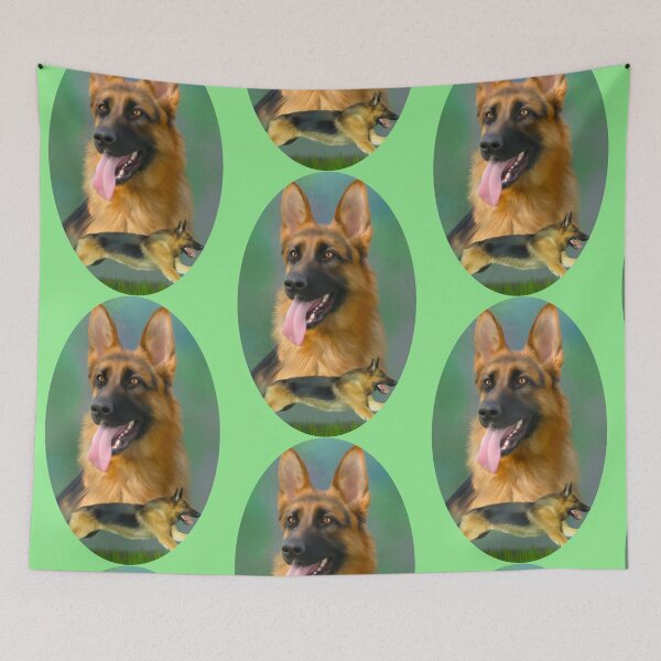 Item preview, German Shepherd Breed Art designed and sold by BHDigitalArt.
